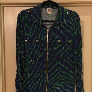 Anne Klein Zip Top